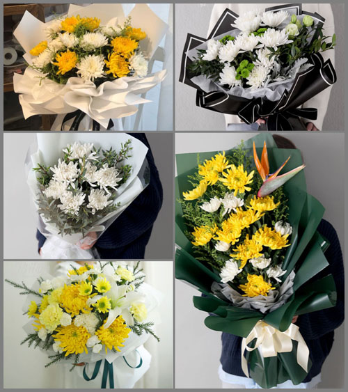 贵州铜仁市松桃县大坪场镇黄泥村白事花束代送